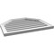 Ekena Millwork Octagonal Top Surface Mount PVC Gable Vent w/ 2"W x 1-1/2"P Brickmould Frame, 28"W x 22"H GVPOT28X2202SF - alternate 4